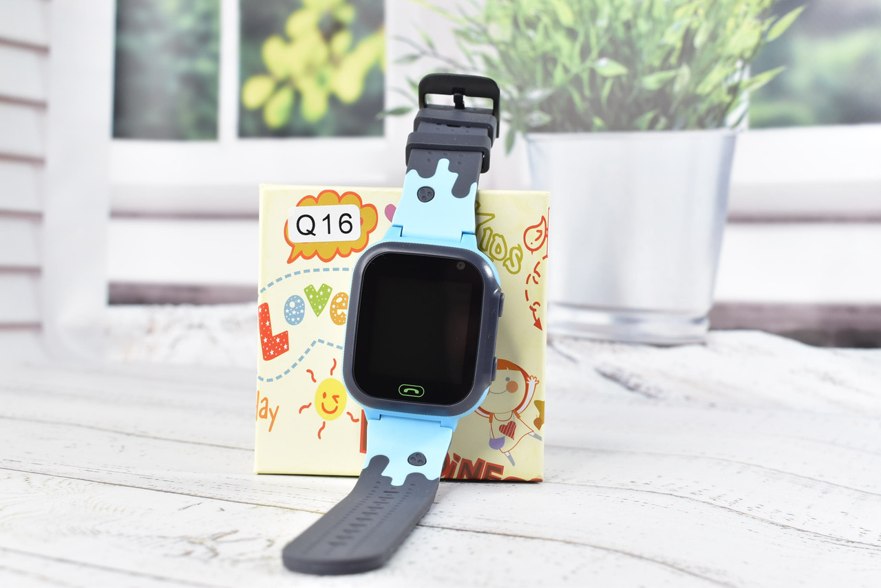 Дитячий годинник Smart Baby Watch Q16 Blue смарт бейби вотч - фото 4 - id-p2105207516