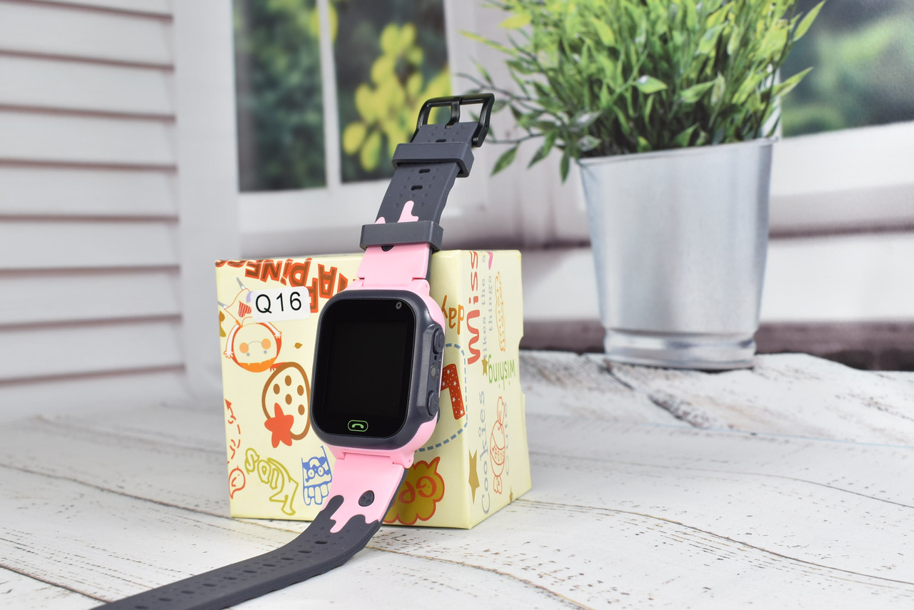 Дитячий годинник Smart Baby Watch Q16 Pink смарт бейби вотч - фото 3 - id-p2105207517