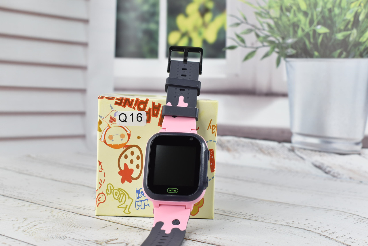 Дитячий годинник Smart Baby Watch Q16 Pink смарт бейби вотч - фото 6 - id-p2105207517