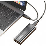 Кишеня зовнішня Maiwo M.2 SSD NVMe (PCIe) USB3.1 GEN2 Type-C (K1686P), фото 7
