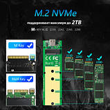 Кишеня зовнішня Maiwo M.2 SSD NVMe (PCIe) USB3.1 GEN2 Type-C (K1686P), фото 10