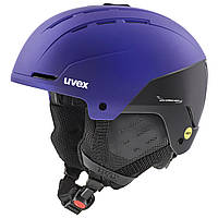Шолом Uvex Stance Mips Purple Bash Black Matt розмір EU-54-58