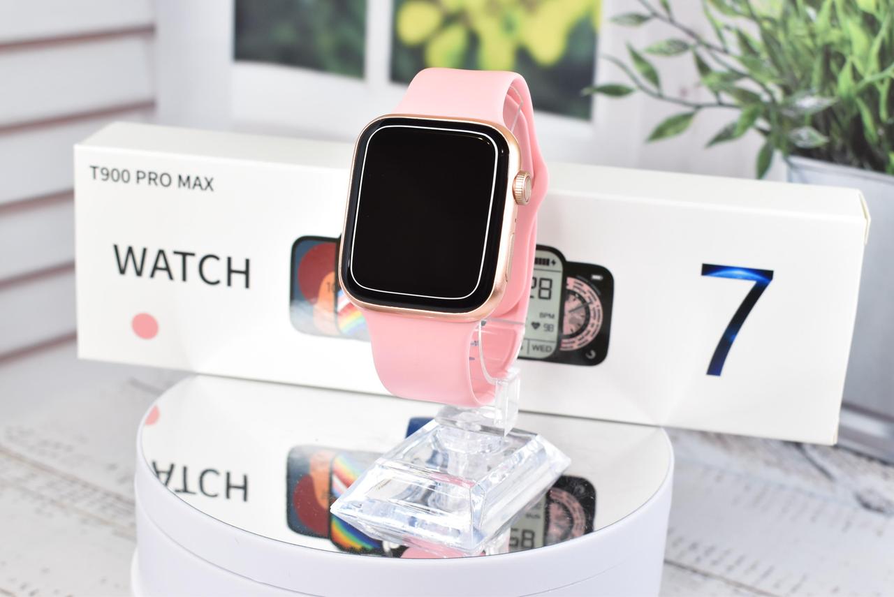 Смарт часы Т900 Pro Max Smart Watch з голосовой связью Pink - фото 6 - id-p2105207558