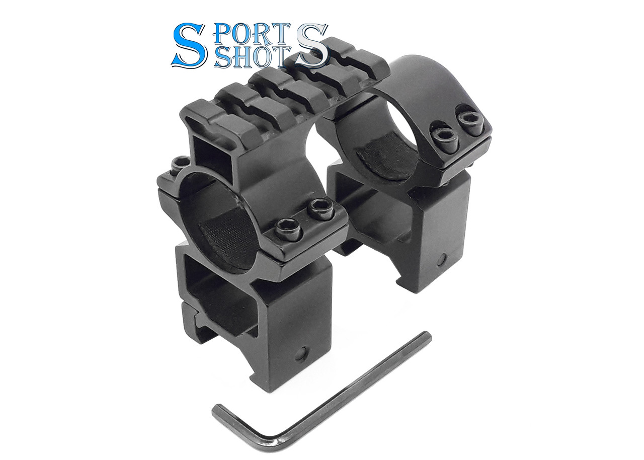 Кріпильні кільця Bassell Ø25.4 мм / Weaver / Н=21 мм, з доп.планкою Weaver (MD3004) JGR