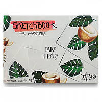 Скетчбук для маркерів на спіралі А5 25 аркушів 033012