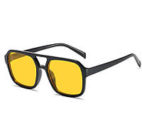 Сонцезахисні окуляри жіночі великі вінтажні прямокутні квадратні