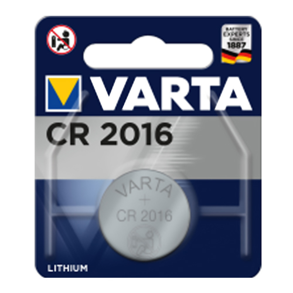 Батар. Varta CR 2016 BLI 1 Lithium, блістер/10шт в кор./ - фото 1 - id-p1626784176