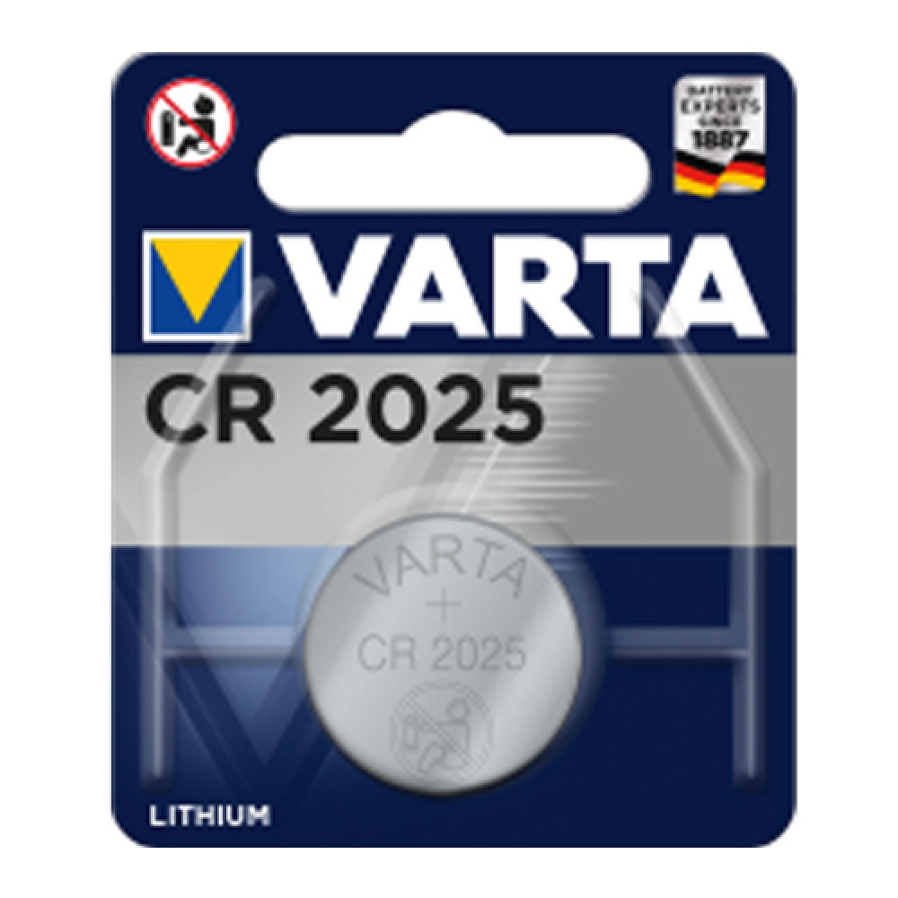 Батар. Varta CR 2025 BLI 1 Lithium, блістер/10шт в кор./ - фото 1 - id-p1626784177