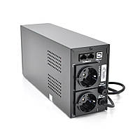 ИБП Ritar E-RTM650L-U (390W) ELF-L, LED, AVR, 2st, USB, 2xSCHUKO socket, 1x12V7Ah, metal Case Q4