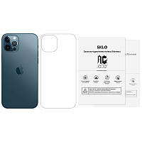Защитная гидрогелевая пленка SKLO (тыл) (тех.пак) для Apple iPhone XS (5.8") Матовый
