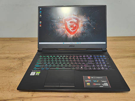 Б/в Ігровий ноутбук Б-клас MSI GL75 Leopard 17.3" 1920x1080| i7-10750H| 16GB RAM| 512GB SSD+1000GB HDD| RTX 2070 8GB, фото 1