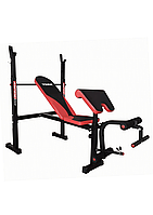 Лавка для жиму York Fitness ASPIRE 320 з стійкою для штанги та партою Скотта h