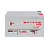 Акумулятор гелевий LPM-GL 12V - 9 Ah, фото 3