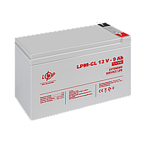 Акумулятор гелевий LPM-GL 12V - 9 Ah, фото 4
