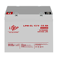 Аккумулятор гелевый LPM-GL 12V - 55 Ah m