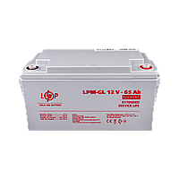 Аккумулятор гелевый LPM-GL 12V - 65 Ah o