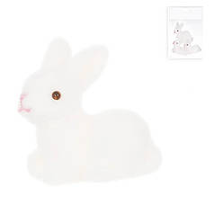 Набір флокованих білих Кроликів 3 шт. 42096