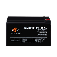 Аккумулятор AGM LPM 12V - 12 Ah o