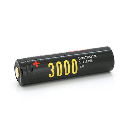 Акумулятор Li-Ion Soshine 18650 18650USB-3.7-3000, microUSB, 3000mAh, 5A, 4.2/3.6/2.75V, Black, фото 1