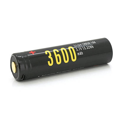 Акумулятор 18650 Li-Ion Soshine 18650USB-3.7-3600, microUSB, 3600mAh, 4.5A, 4.2/3.6/2.75V, Black, фото 1
