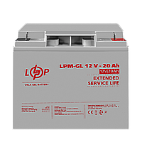 Аккумулятор гелевый LPM-GL 12V - 20 Ah o