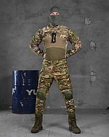 Тактический костюм с убаксом мультикам combat g3, боевой костюм мультикам с наколенникам (убакс+штаны)