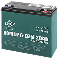 Тяговый свинцово-кислотный аккумулятор LP 6-DZM-20 Ah m