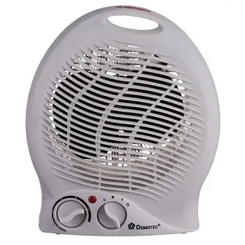 Підлоговий електричний тепловентилятор DOMOTEC MS-5902 2000 Вт Портативний обігрівач Білий
