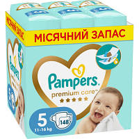 Подгузник Pampers Premium Care Розмір 5 (11-16 кг) 148 шт (8006540855973) p