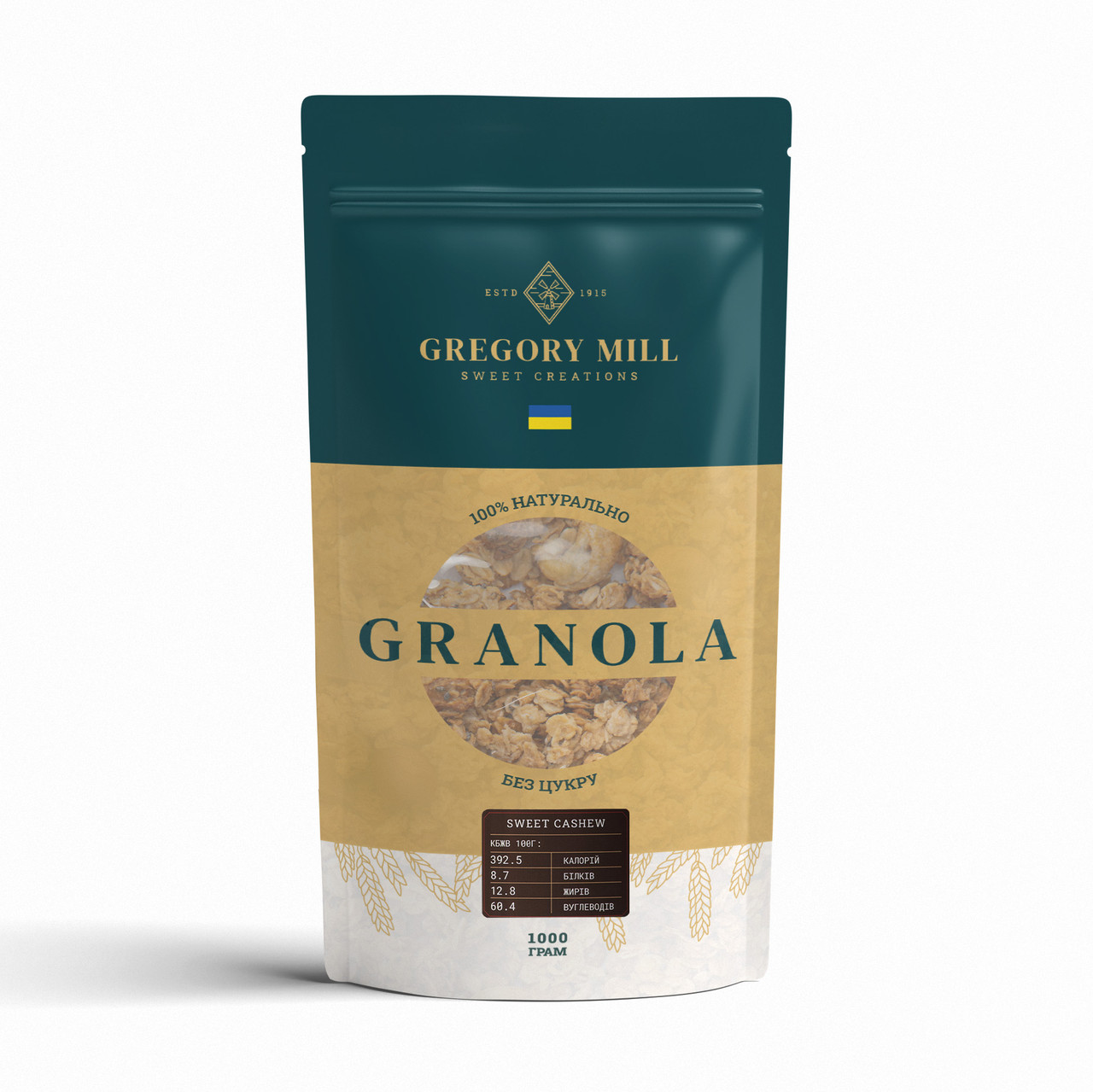 Гранола Gregory Mill Sweet Cashew, 1000 г