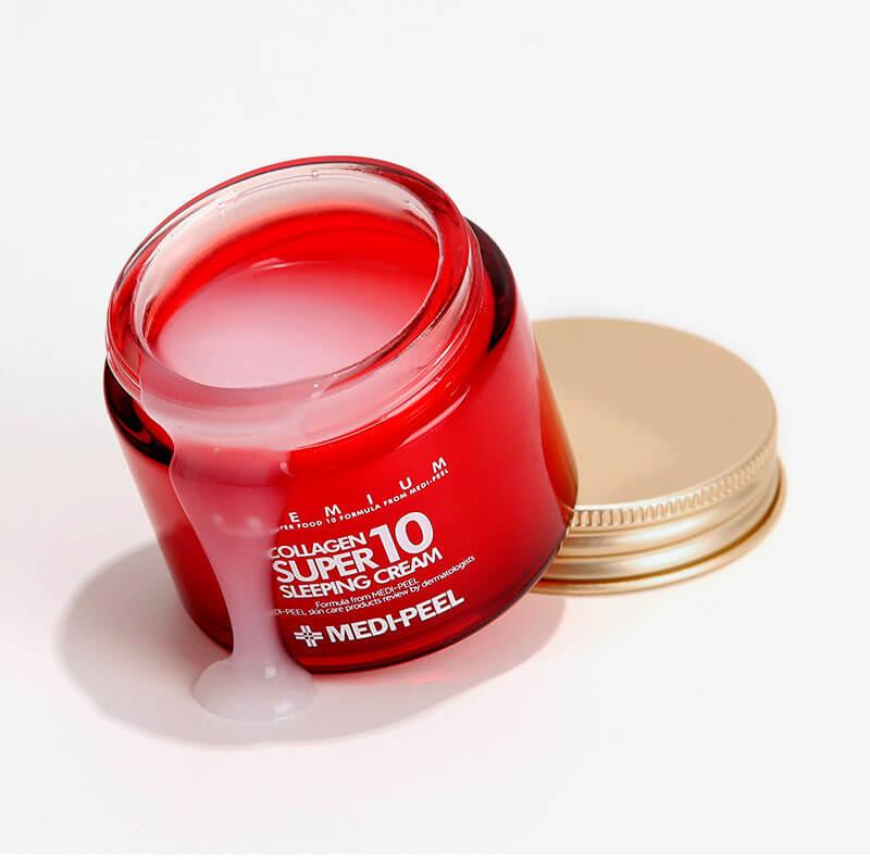 Омолоджувальний нічний крем для обличчя з колагеном Medi-Peel Collagen Super10 Sleeping Cream, 70мл, фото 1