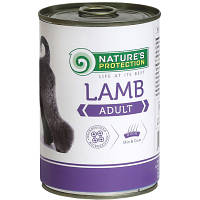 Консервы для собак Nature's Protection Adult Lamb 400 г (KIK24628) h