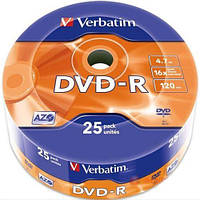 DVD-R Verbatim, 4.7Gb, 16x, Wrap (43788)