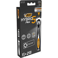 Бритва Bic Flex 5 Hybrid с 2 сменными картриджами (3086123644922) o