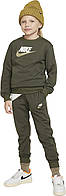 Спортивный костюм детский Nike K NSW TRACKSUIT POLY CREW HBR хаки FD3090-325