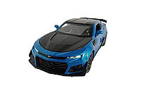 Машинка металева Chevrolet Camaro AutoExpert Шевроле Камаро синя звук світло 16*5*6 см (GT-1934), фото 6