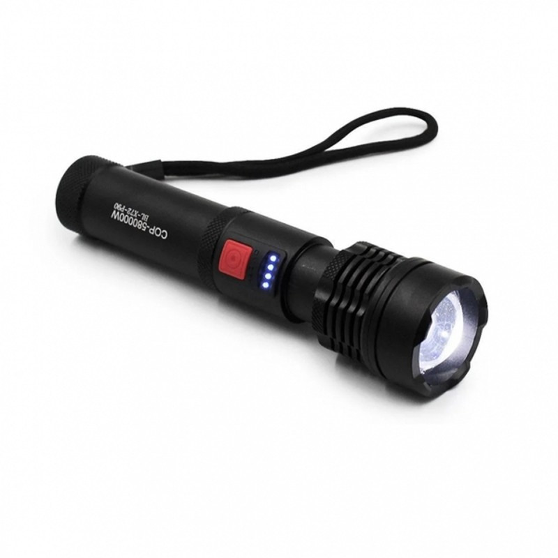 Ліхтарик ручний тактичний світлодіодний портативний BL X72 P50 з 4 режимами роботи, з акумулятором
