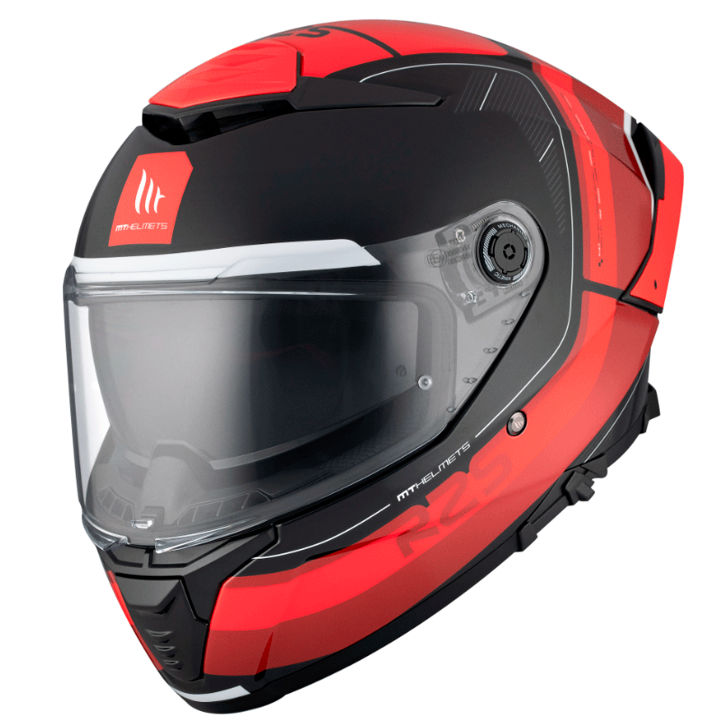 Мотошолом MT THUNDER 4 SV R25 B35 Gloss Red XS