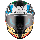 Мотошолом MT Targo S Joke A5 Gloss ECE2206 XXS, фото 3