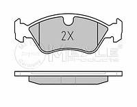 Тормозные колодки дисковые, комплект, арт.:025 218 6217, Пр-во: Meyle