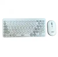 Набор 2 в 1 Беспроводная клавиатура и мышка Wireless 902 Apple ART:5263 Белого цвета