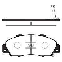 Тормозные колодки дисковые передние, комплект, арт.:SP1076-F, Пр-во: Sangsin