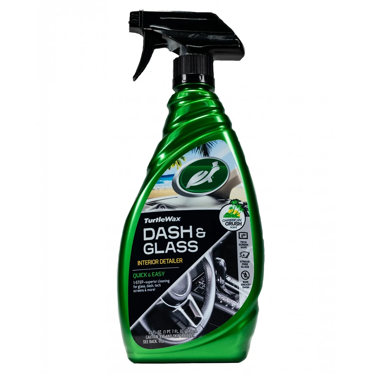 Очищувач для скла та пластику TURTLE WAX Dash & Glass 500 мл (52803)