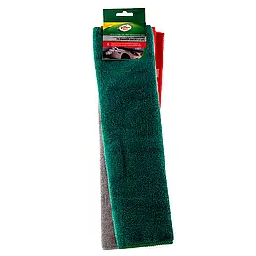 Набір серветок TURTLE WAX для догляду за авто з мікрофібри 40 см х 40 см 3 шт (X5424)