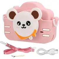 Детская фотокамера цифровая INFINITY CHILDRENS CAMERA D400 MICKEY PINK EL0227