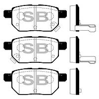 Тормозные колодки дисковые задние, комплект, арт.:SP2094, Пр-во: Sangsin