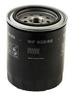 Масляный фильтр, арт.: WP 928/80, Пр-во: Mann-Filter