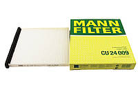 Фильтр салона, арт.: CU 24 009, Пр-во: Mann-Filter