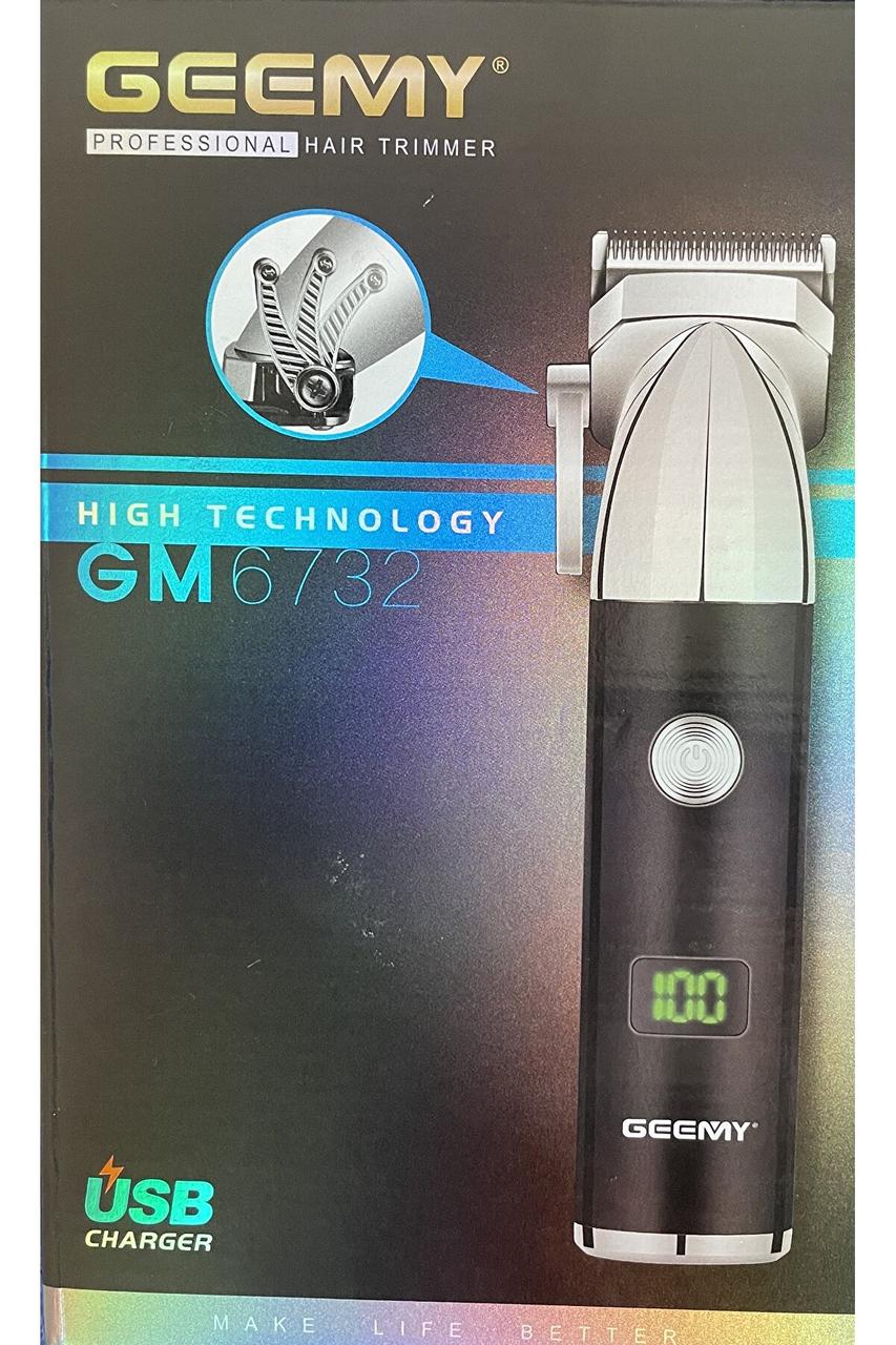 Машинка для стрижки волос Geemy GM-6732 чорний (43070-GM-6732_256), фото 1