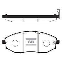 Тормозные колодки дисковые передние, комплект, арт.:SP1193, Пр-во: Sangsin